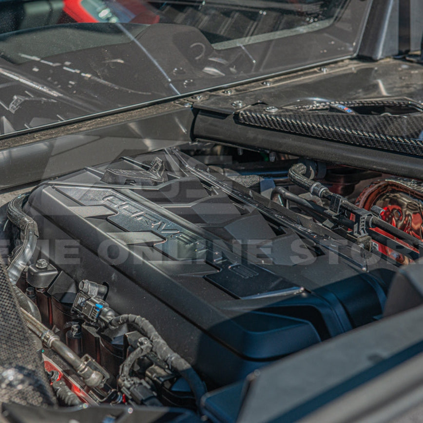 C8 Stingray Corvette Coupe Carbon Fiber Engine Cover