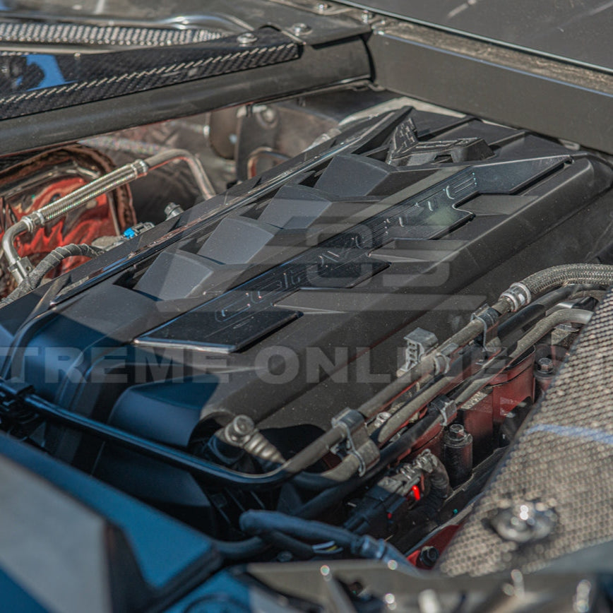 C8 Stingray Corvette Coupe Carbon Fiber Engine Cover