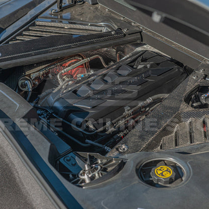 C8 Stingray Corvette Coupe Carbon Fiber Engine Cover