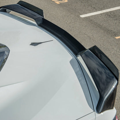 C8 Corvette Z51 Rear Trunk Spoiler Add-On Wicker Extension