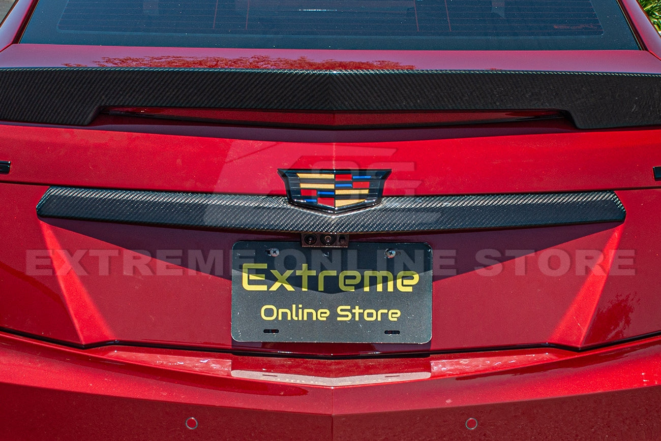 2016 - 19 Cadillac CTS-V Carbon Fiber Rear Deck Lid Center Cover