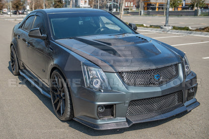 2009 - 15 Cadillac CTS-V Center Vented Carbon Fiber Hood