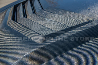 2009 - 15 Cadillac CTS-V Center Vented Carbon Fiber Hood