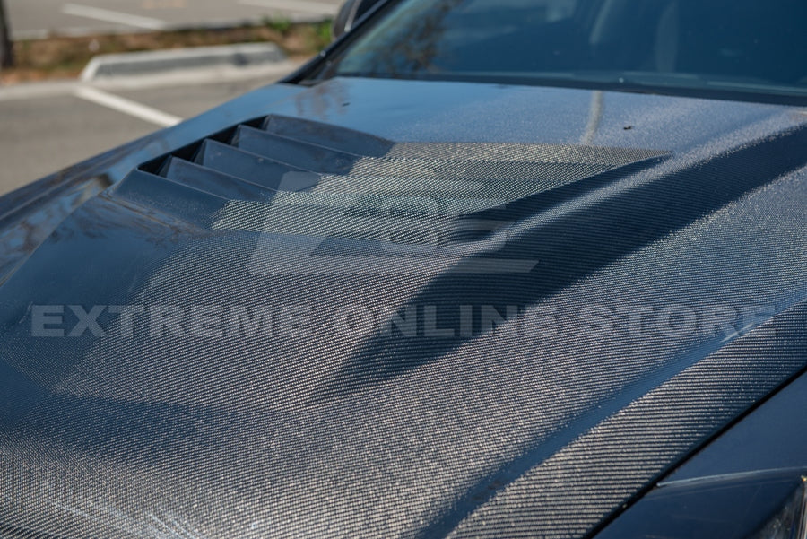 2009 - 15 Cadillac CTS-V Center Vented Carbon Fiber Hood