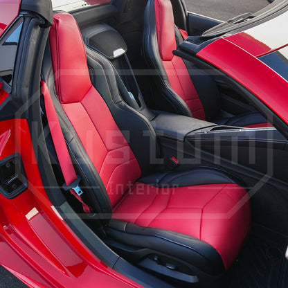 C8 Corvette GT1 Custom Leather Seat Covers