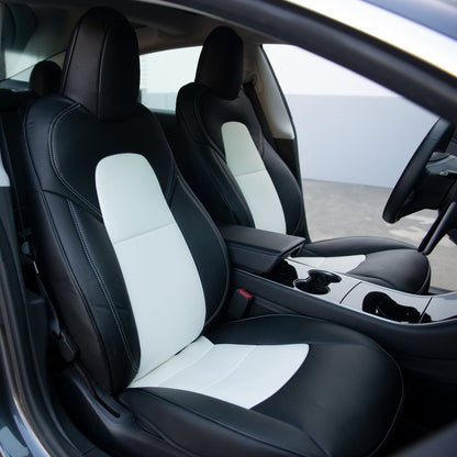 2017 - 23 Tesla Model 3 Custom Leather Seat Covers