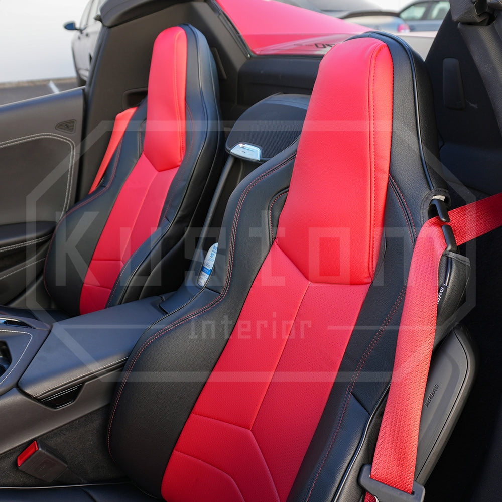 C8 Corvette GT1 Custom Leather Seat Covers