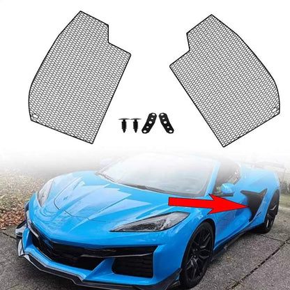 C8 Corvette Z06/E-Ray Side Intake Mesh Grilles (Metal)