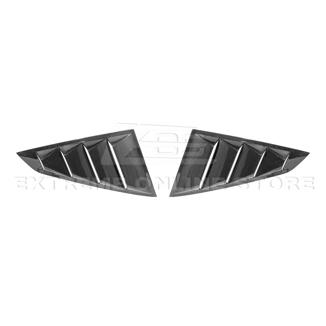 2024+ Mustang S650 Carbon Fiber Side Quarter Window Louvers