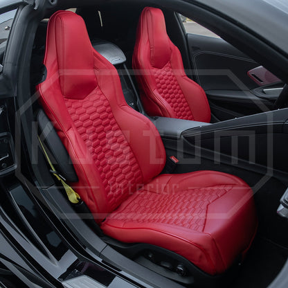 C8 Corvette GT1 Custom Leather Seat Covers