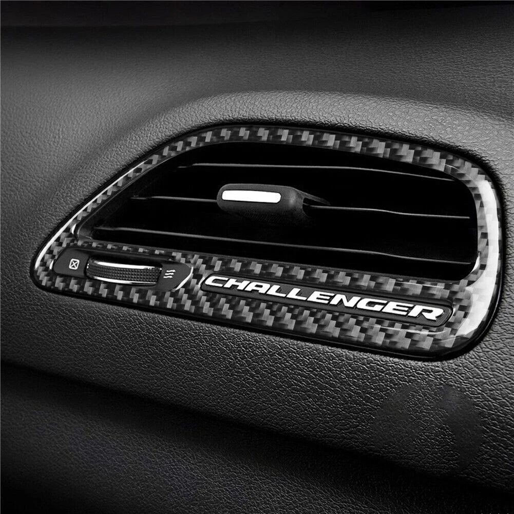 2015+ Dodge Challenger Carbon Fiber Passenger Air Vent Surround