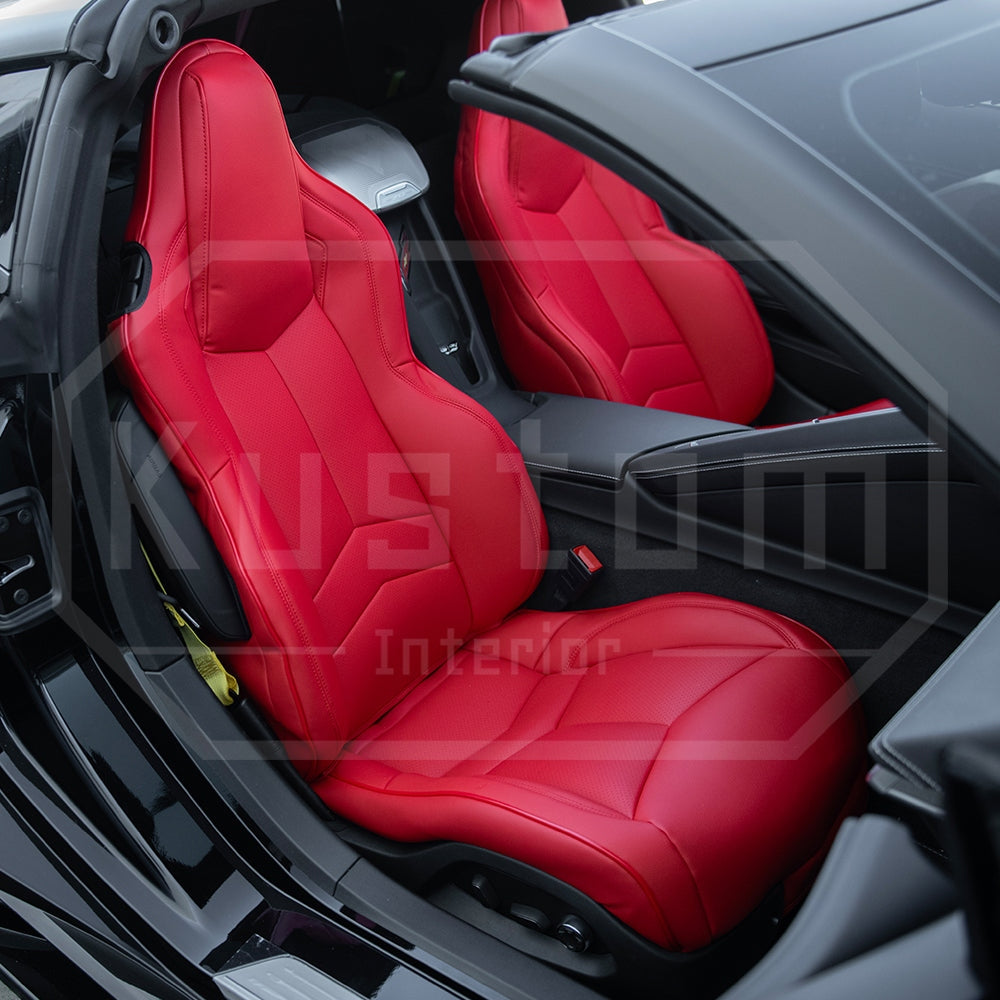 C8 Corvette GT1 Custom Leather Seat Covers