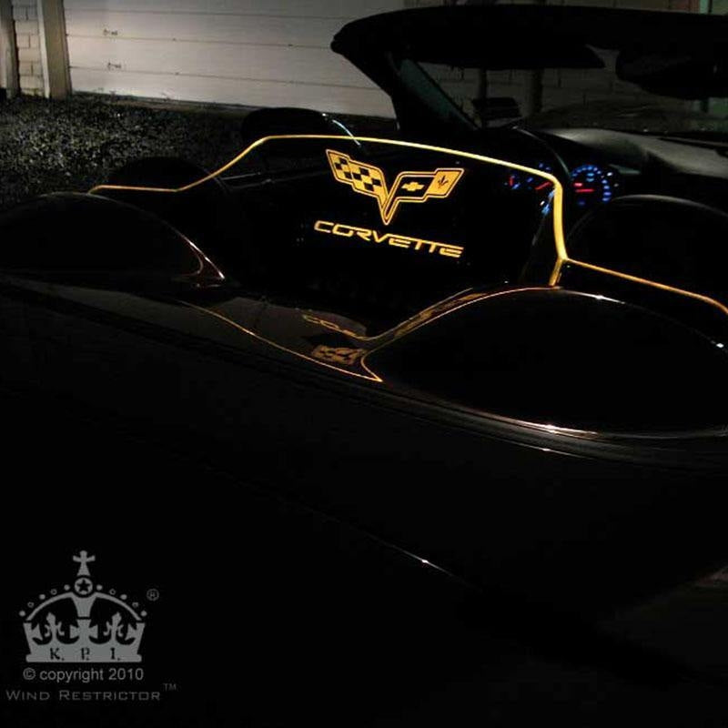 2005 - 13 C6 Corvette Convertible Rear Add on Wind Deflector | WindRestrictor®