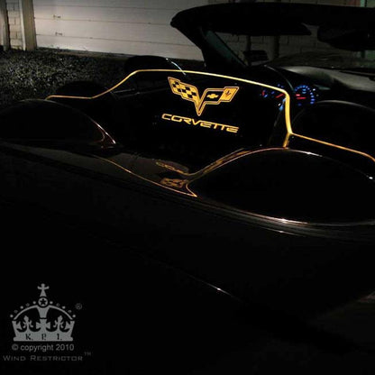 2005 - 13 C6 Corvette Convertible Rear Add on Wind Deflector | WindRestrictor®