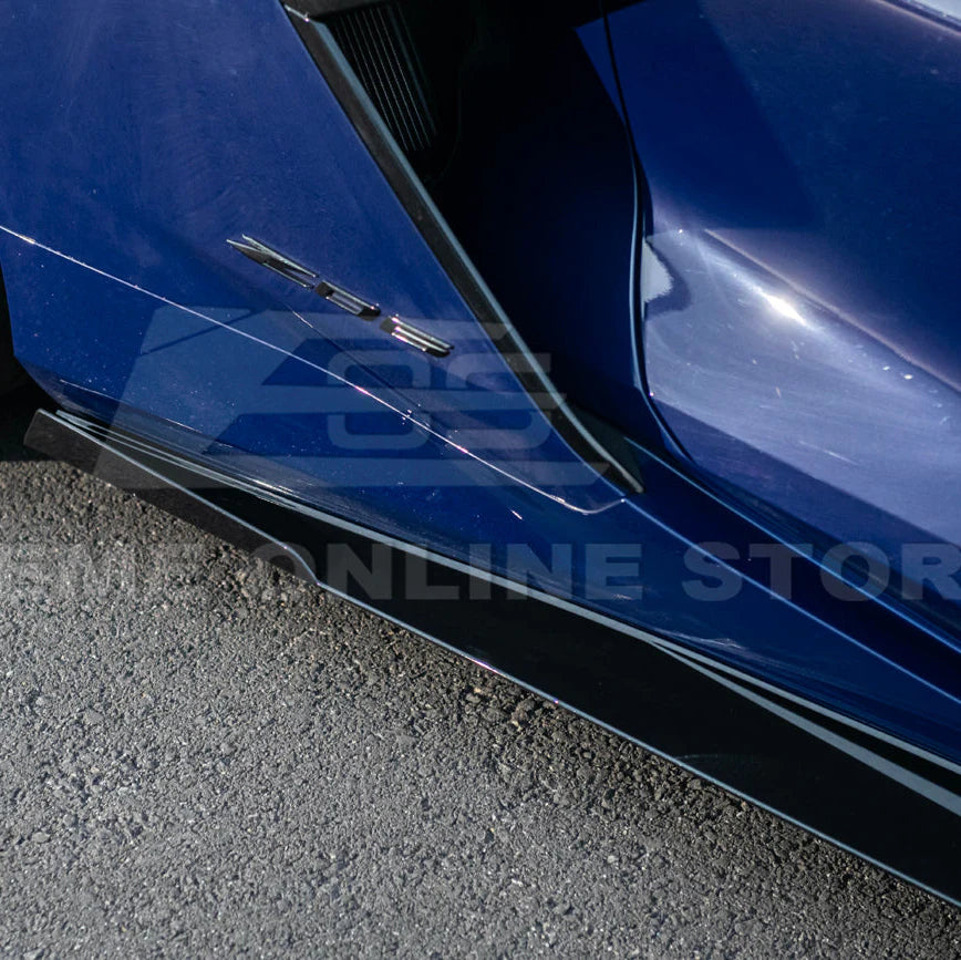C8 Corvette Z06 / E-Ray / ZR1 Carbon Fiber Performance Side Skirts image 8