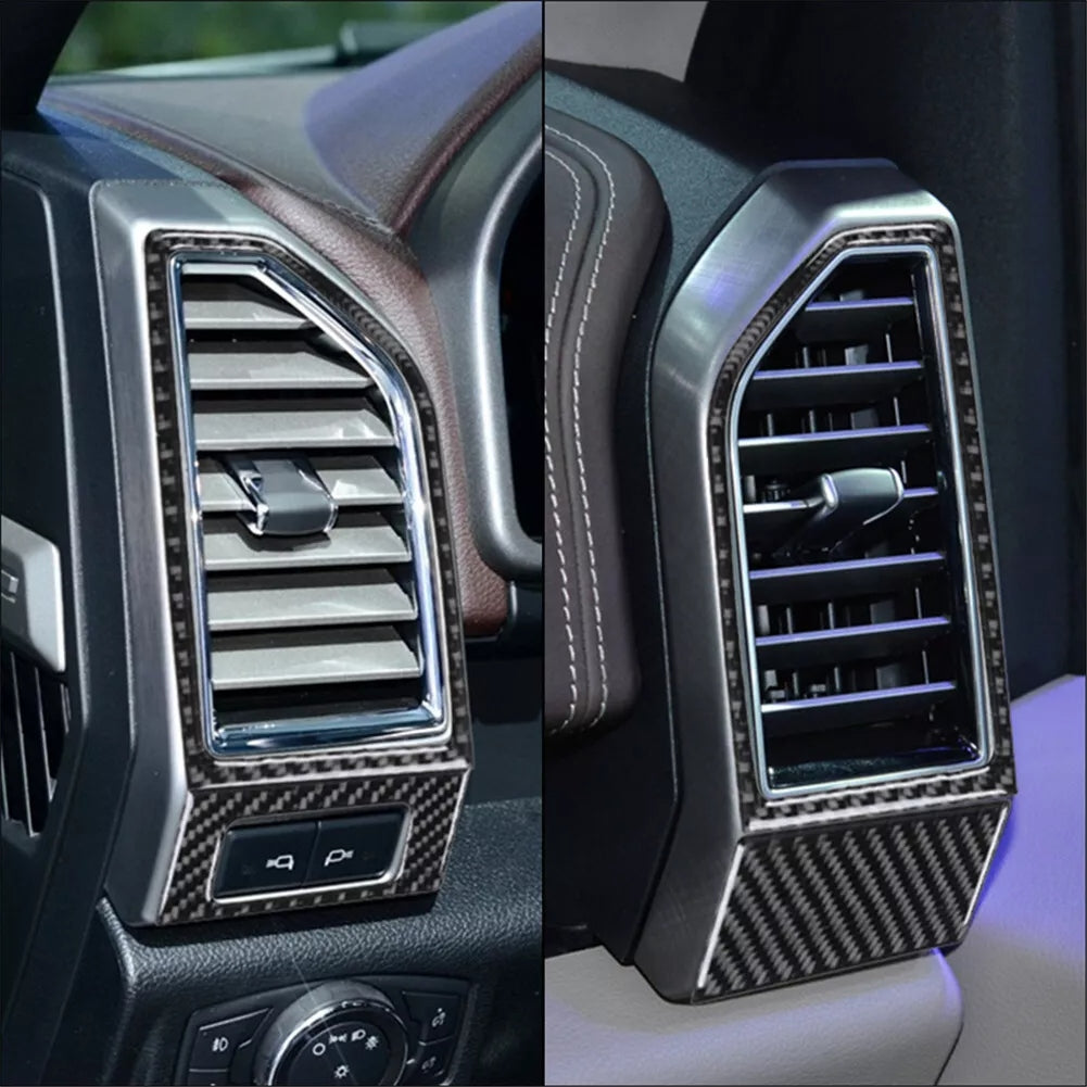 2015 - 20 Ford F150 Carbon Fiber Side Vent Overlays | Next-Gen Carbon