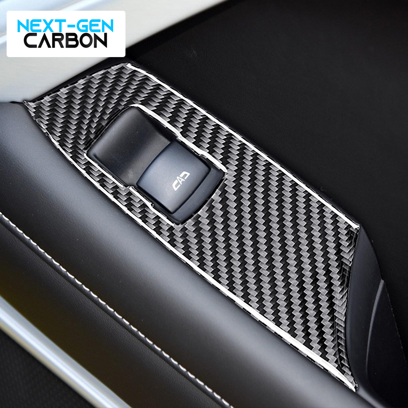 2016 - 24 Chevy Camaro Carbon Fiber Window Switch Covers