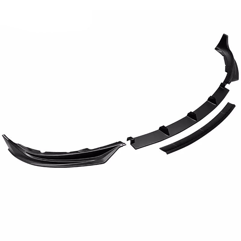 2017 - 23 Model 3 Gloss Black Front Bumper Lip Splitter 4PC