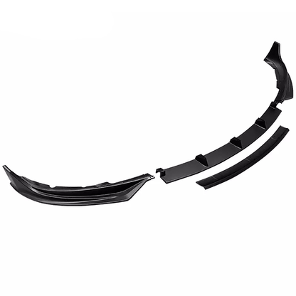 2017 - 23 Model 3 Gloss Black Front Bumper Lip Splitter 4PC