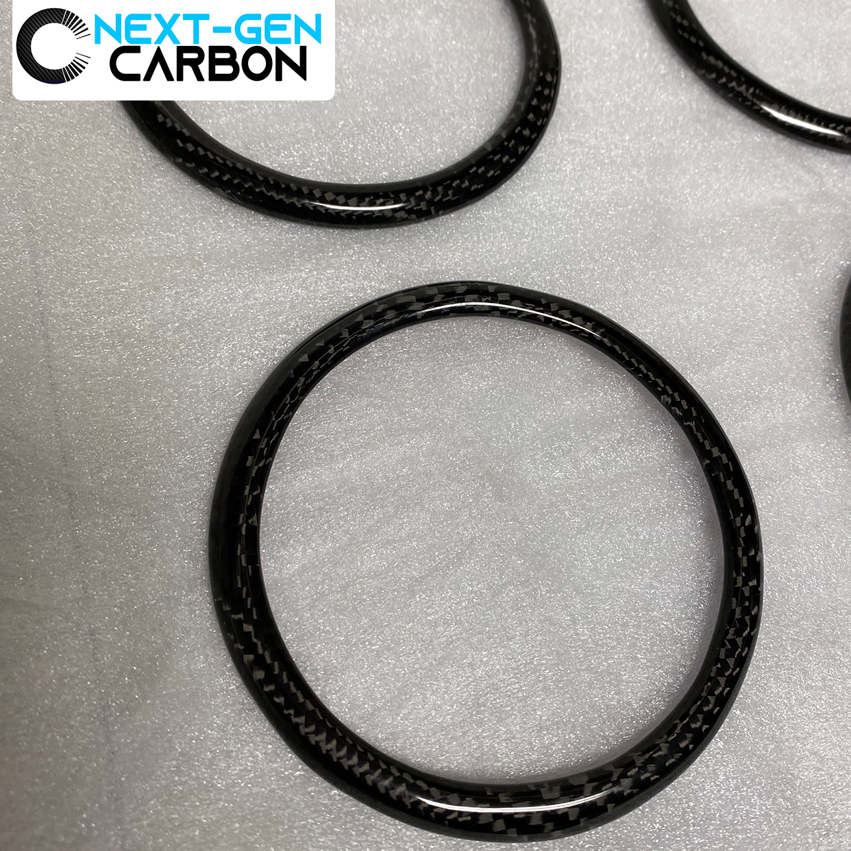 2016-24 6th Gen Camaro Carbon Fiber Air Vent Bezel Ring Covers | Next-Gen Carbon