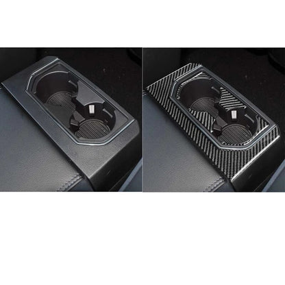 2015 - 20 Ford F150 Carbon Fiber Rear Cup Holder Trim Overlay | Next-Gen Carbon