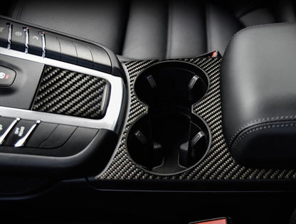2014 - 21 Porsche Macan Interior Carbon Fiber Cup Holder Trim