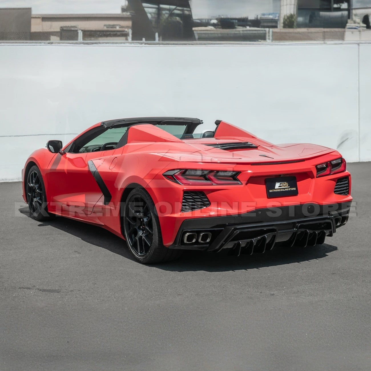 C8 Corvette Stingray Rear Bumper Diffuser Addon
