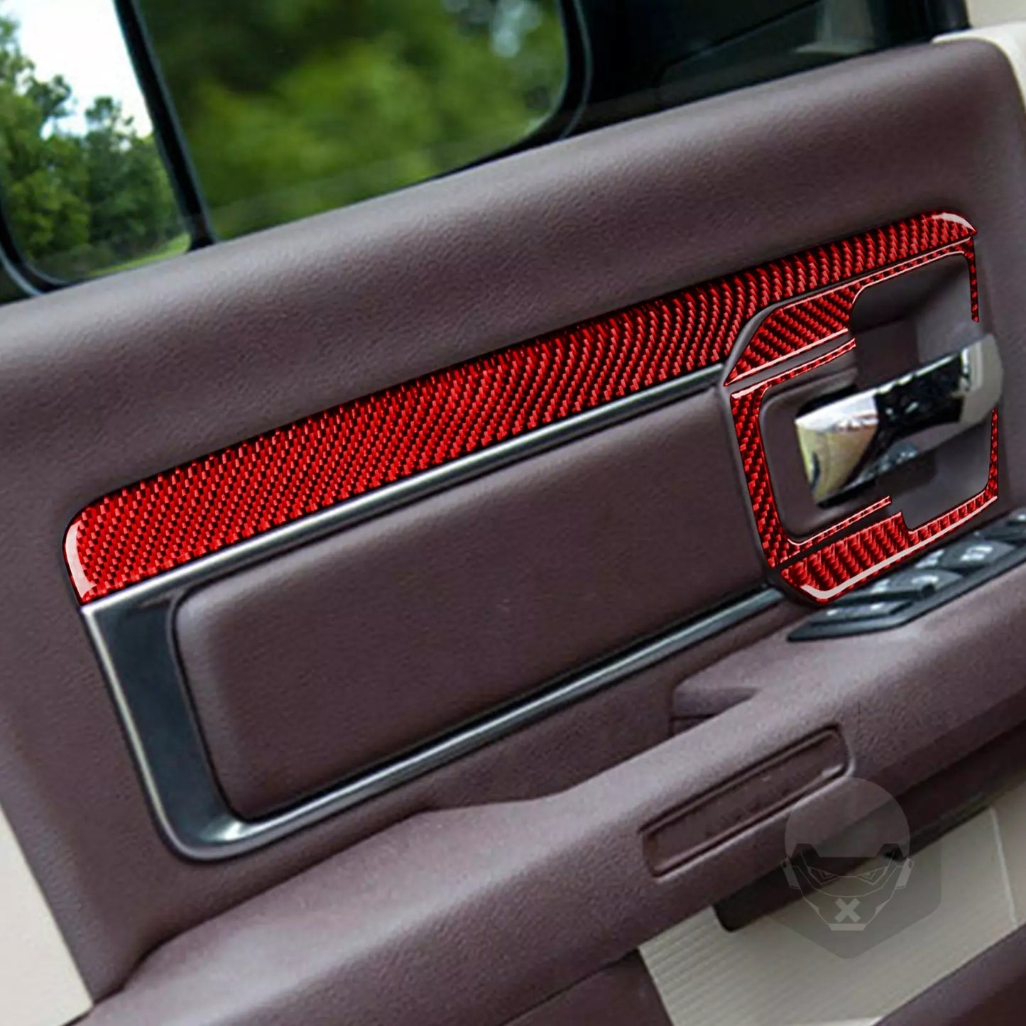 2016 - 18 Dodge Ram Carbon Fiber Interior Door Panel Trim Kit | Next-Gen Carbon