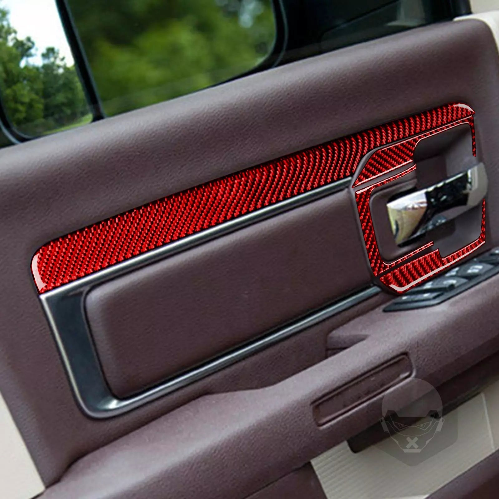 2016 - 18 Dodge Ram Carbon Fiber Interior Door Panel Trim Kit | Next-Gen Carbon