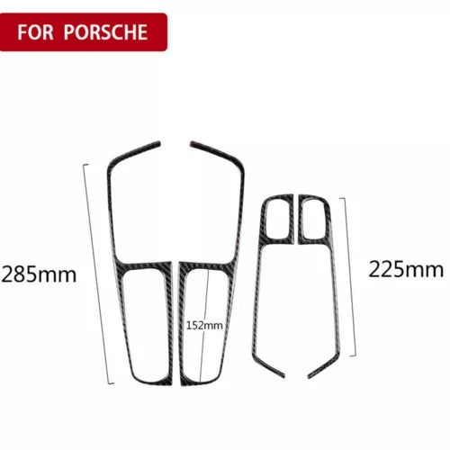 2014 - 21 Porsche Macan Carbon Fiber Interior Window Switch Panel Trim
