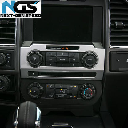 2016 - 24 Ford F-150 Radio Trim Frame Cover (5 Finishes)