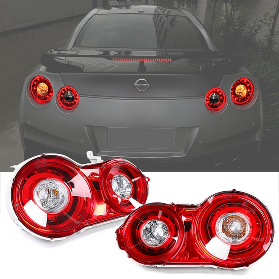2009 - 22 Nissan R35 GTR Rear Bumper Conversion &amp; Tail lights Kit