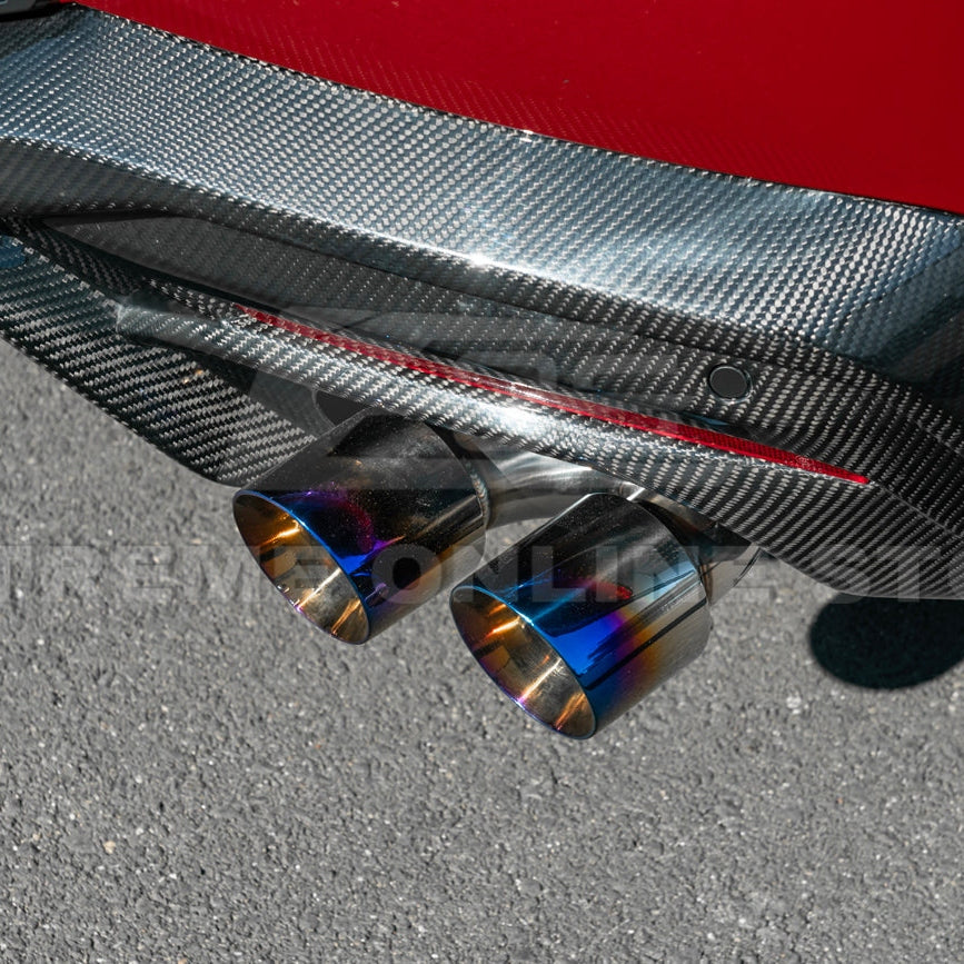 2024+ Mustang GT S650 Muffler Delete Axel Back Quad Tips Exhaust