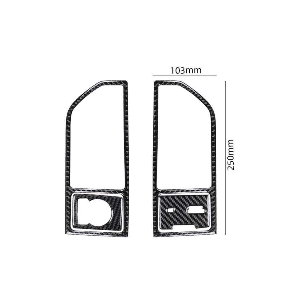 2015 - 20 Ford F150 Carbon Fiber Center Vent Overlays | Next-Gen Carbon