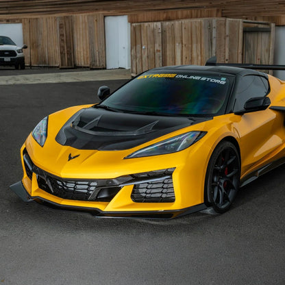 Corvette C8 Carbon Fiber Front Grille Tow Cover Kit image 5