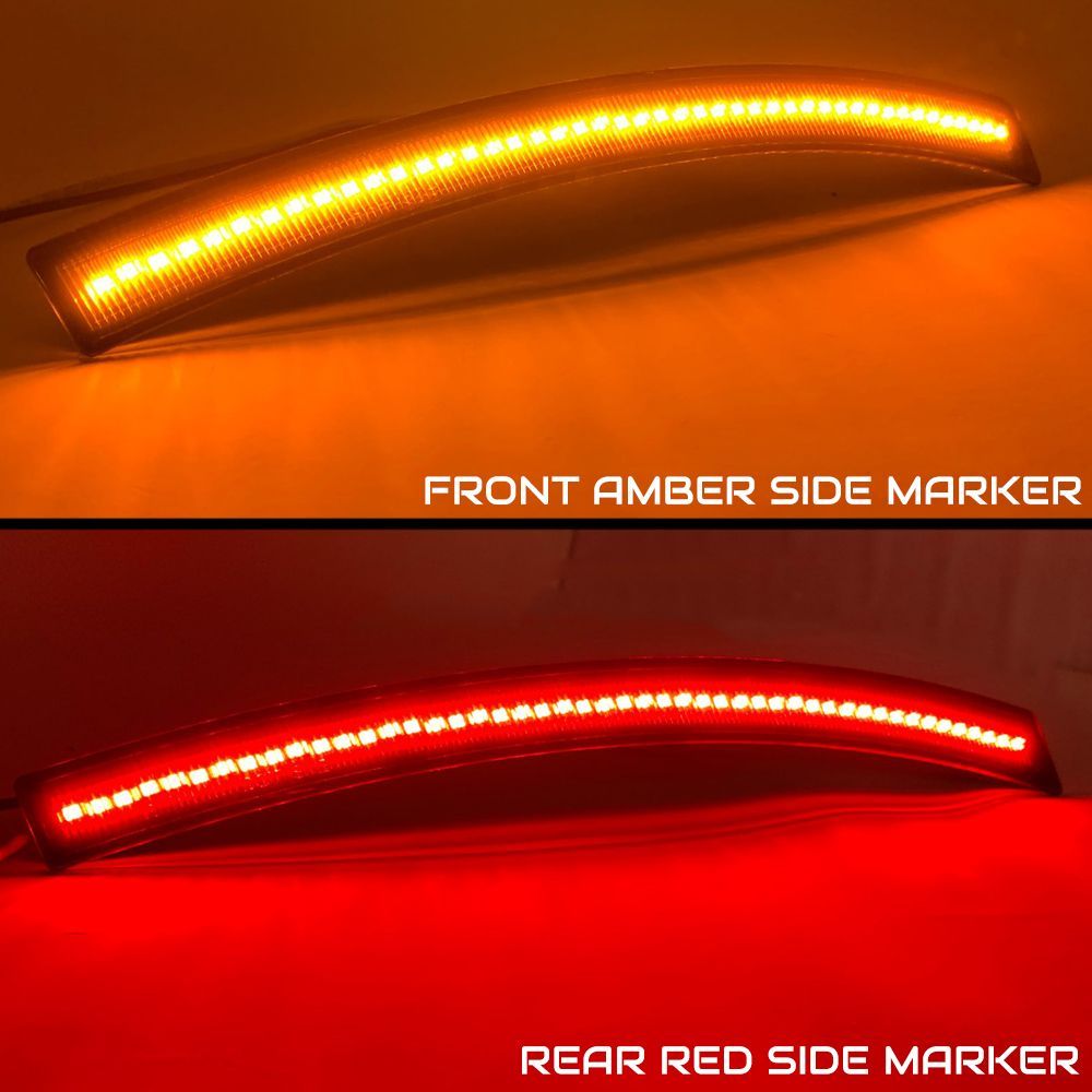 2014 - 19 corvette C7 Smoked LED Side Markers