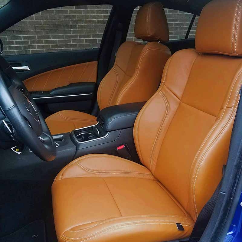 2015 - 23 Dodge Charger Colored Leather Seat Covers