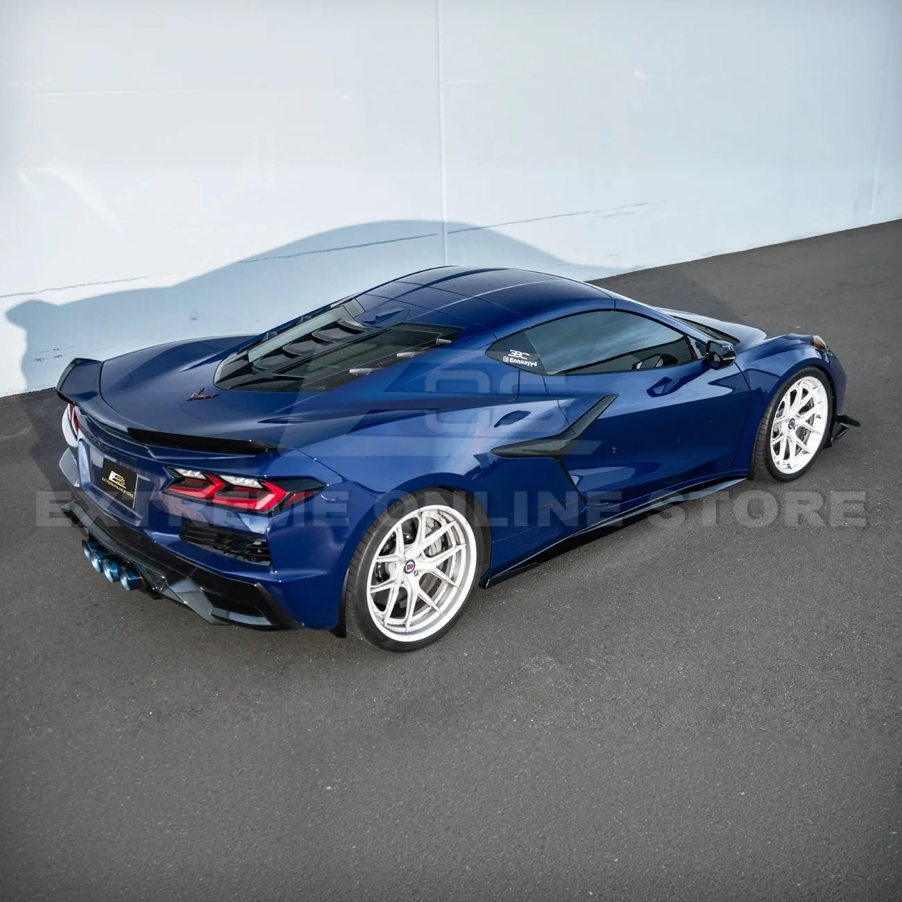 C8 Corvette Z06 / E-Ray / ZR1 Carbon Fiber Performance Side Skirts image 3