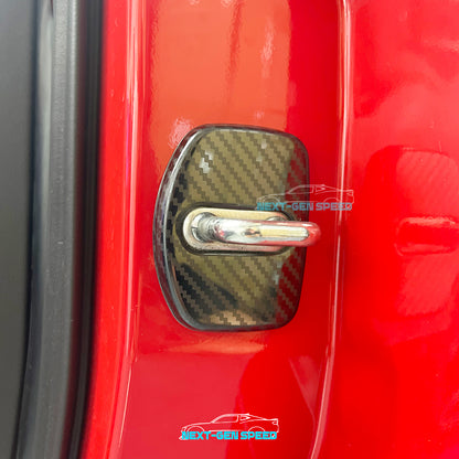 C8 Corvette Carbon Fiber Stainless Steel Door Striker