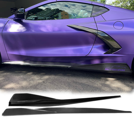 C8 Corvette Stingray Carbon Fiber 5VM Side Skirts