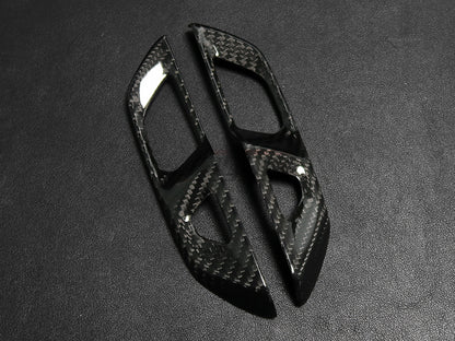 C8 Corvette Carbon Fiber Unlock/Lock Button Trim Cover | Next-Gen Carbon