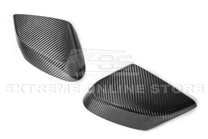 C8 Corvette Carbon Fiber Mirror Cover Caps