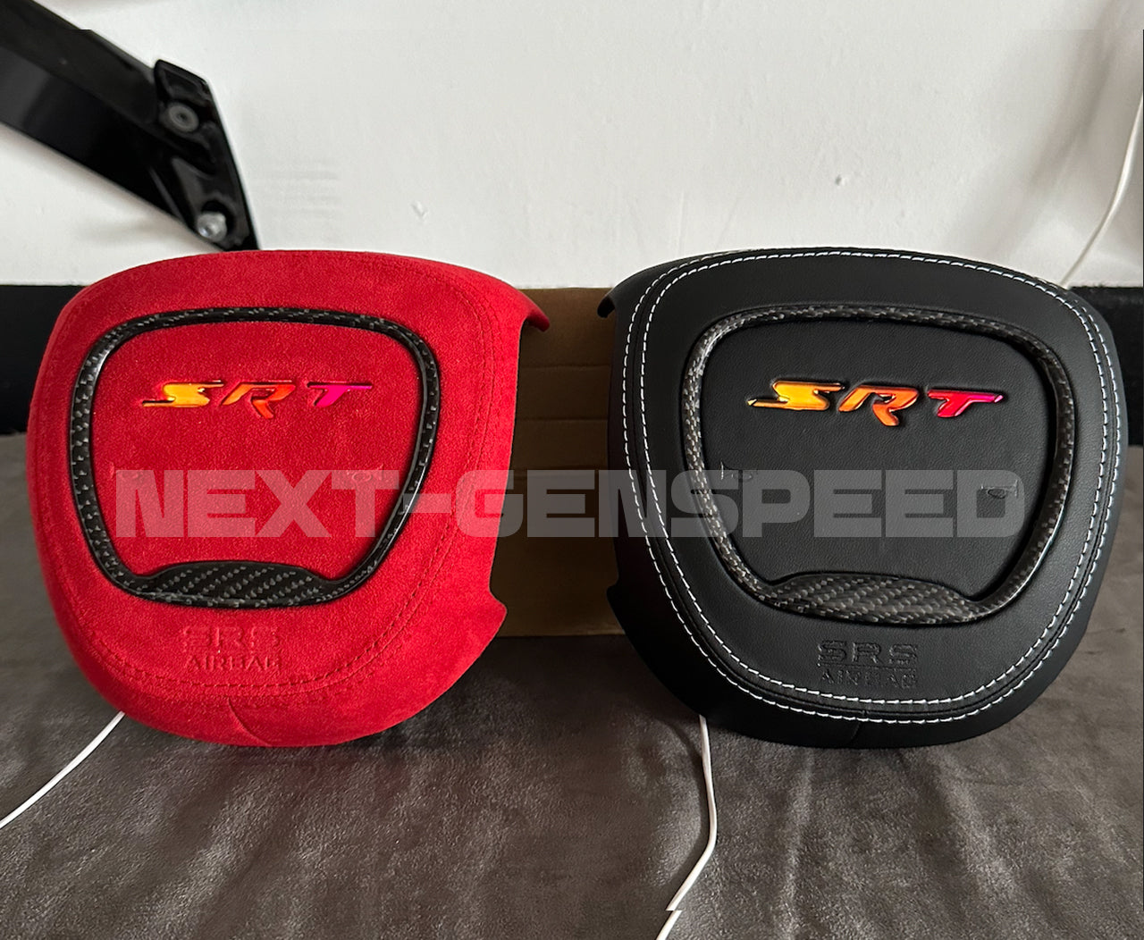 Dodge Charger/Challenger SRT RGB LED Customizable Steering Wheel Airbag Cover