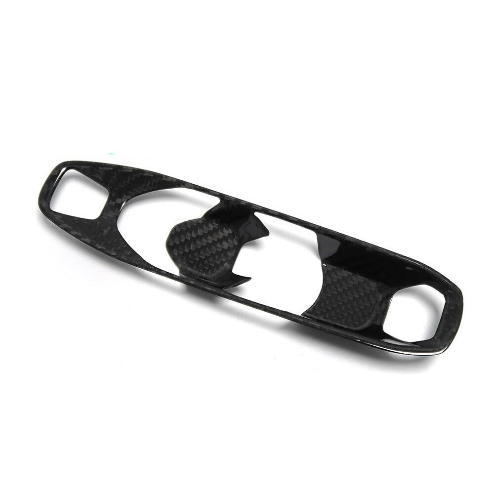 C8 Corvette Real Carbon Fiber Transmission Control Outer Trim Cover | Black/Red/Blue Carbon