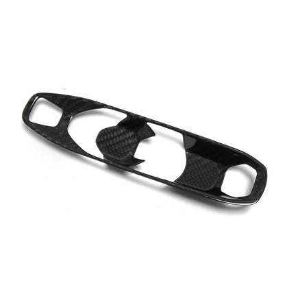 C8 Corvette Real Carbon Fiber Transmission Control Outer Trim Cover | Black/Red/Blue Carbon