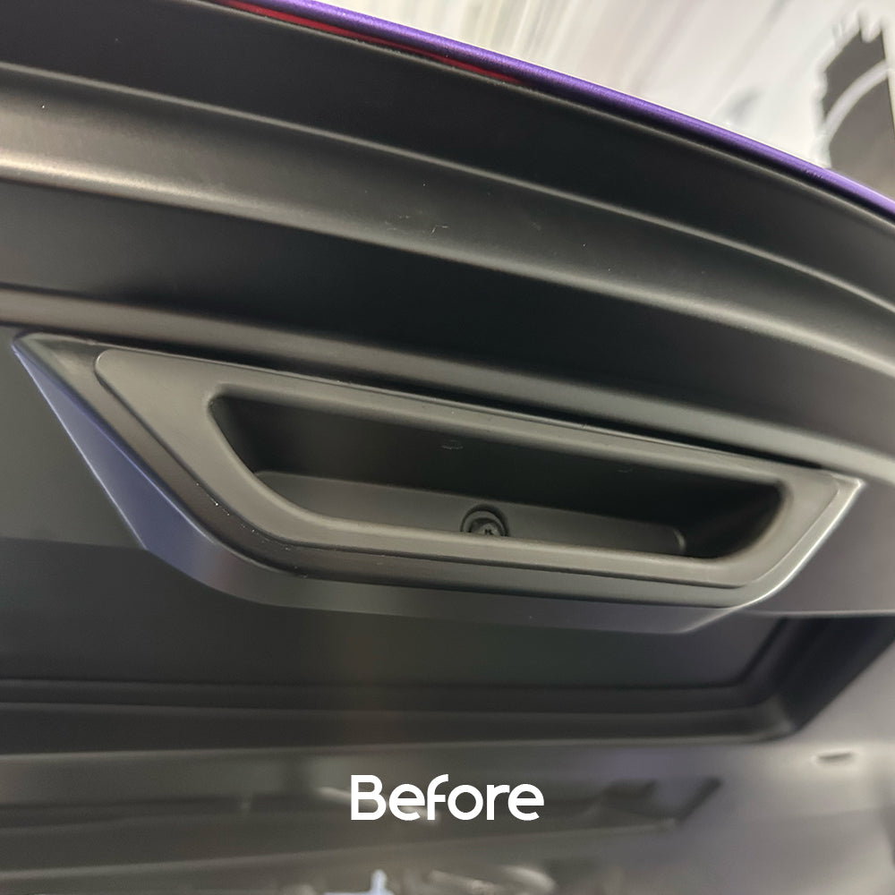 C8 Corvette Soft Carbon Fiber Hatch Handle Cover