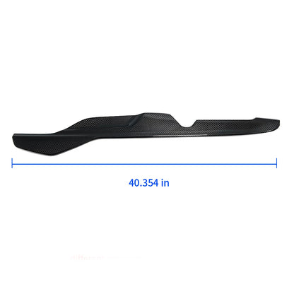 C8 Corvette Carbon Fiber Side Console Trim Covers | Black / Red