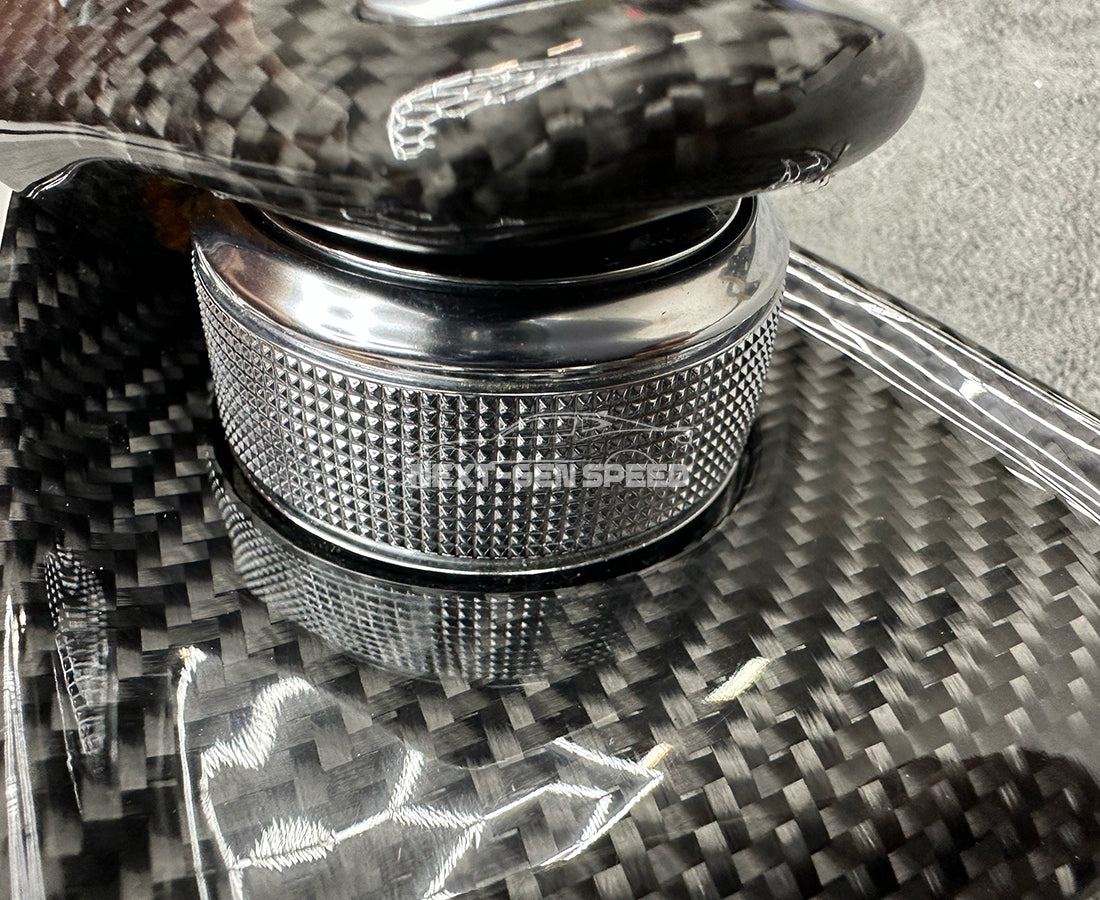 C8 Corvette Carbon Fiber Mode Selector + Plate Replacement Kit | Next-Gen Carbon