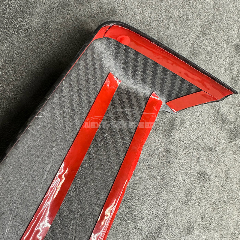 C8 Corvette Carbon Fiber Top Radio Trim Cover | Next-Gen Carbon
