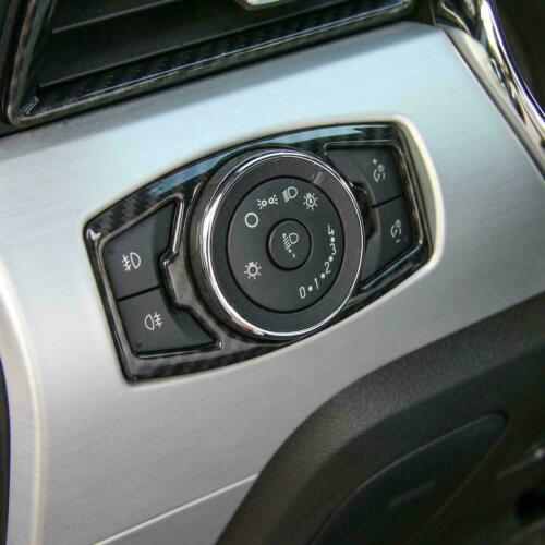 Carbon Fiber Headlight Switch Trim Cover | 2015 - 2024 Ford Mustang / F-150